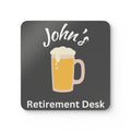 Personalized Retirement Coaster Set of 4 - Custom Name Retirement Gift - Funny Retirement Gift for Women and Men