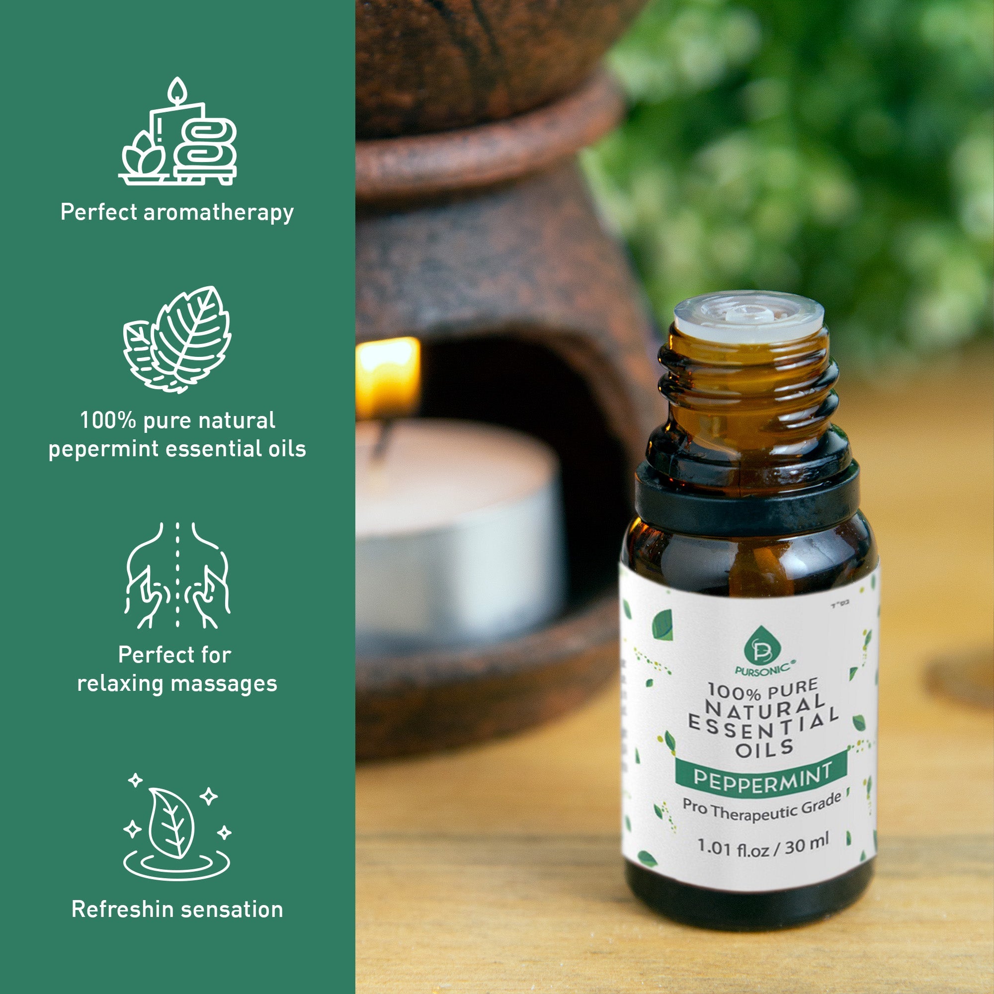 100% Pure & Natural Peppermint Essential Oils | KindlyHeartedDesigns
